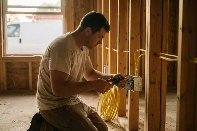 electricians at work