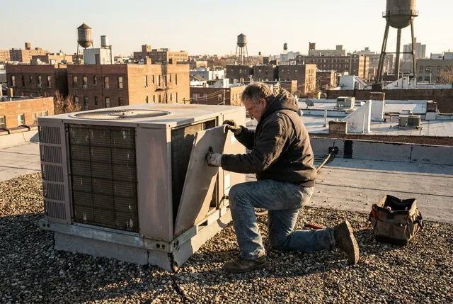 HVAC at work
